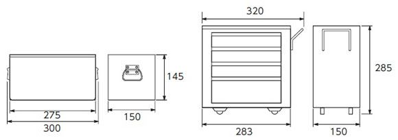 KTC ミニチェスト＆ミニキャビネットセット