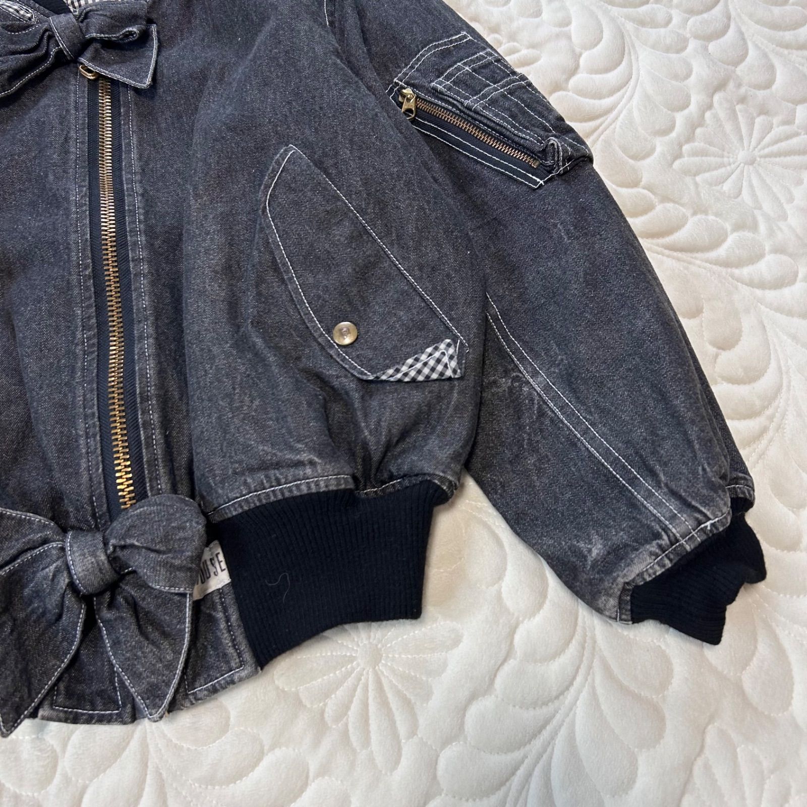 ヴィンテージ レア PINK HOUSE 90's ピンクハウス ビッグリボン ロゴ