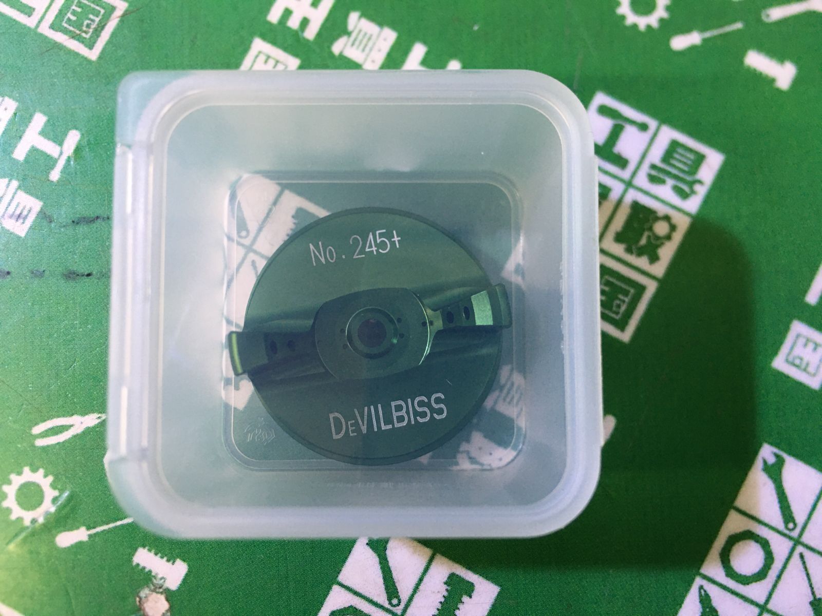 H)DEVILBISS デビルビス スプレーガン LUNA2X-C-15G 小型 重力式