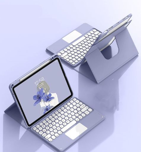 ケースのみ 360度回転式iPadAir112025/2024キーボードケースタッチパッド搭載