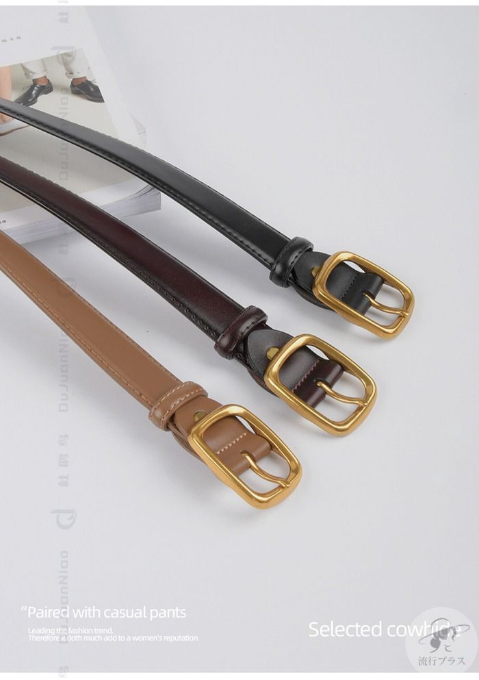新品未使用❣️ レディース　ベルト 楽天市場】I SHII/イシイ T&D BELT BLACKレザーベルト