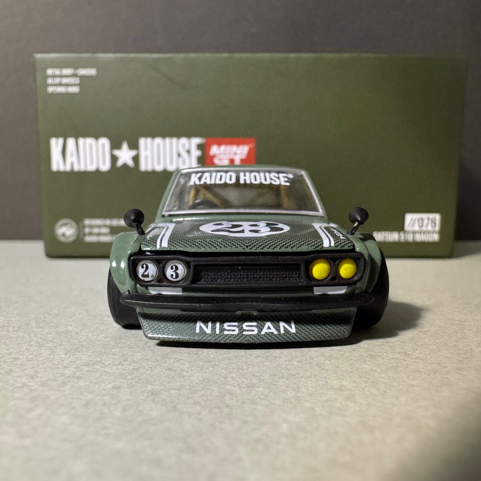 1/64街道ハウス KAIDO HOUSE ダットサン 510初期もの3台セット Amazon | Kaido House x Mini GT 1/64 ダットサン 510 Street