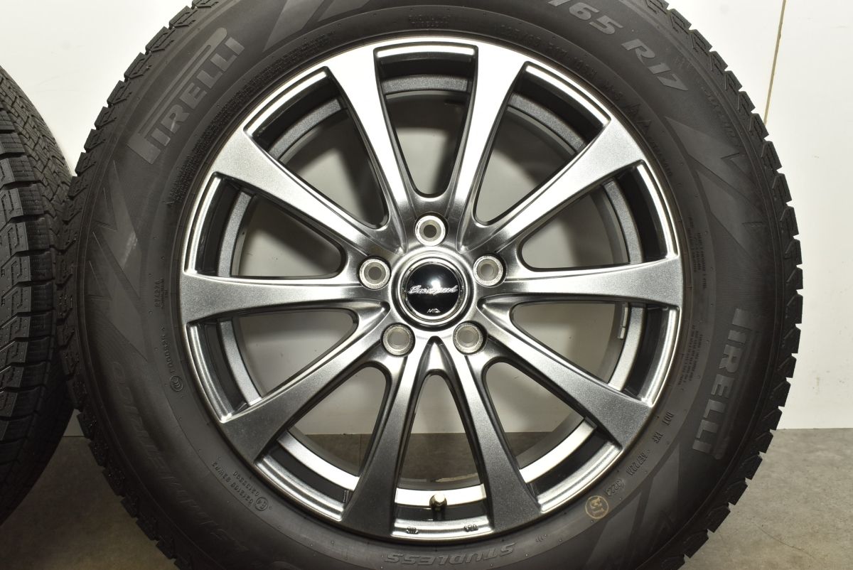 美品 溝有 スタッドレスセット ユーロスピード ハリアー RAV4 CX-5 