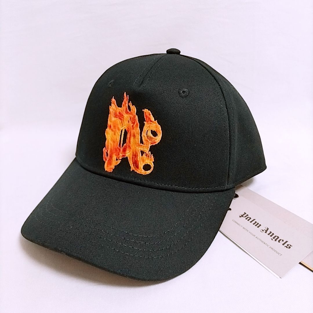 新品未使用】Palm Angels バーニングモノグラム キャップ 帽子 - メルカリ
