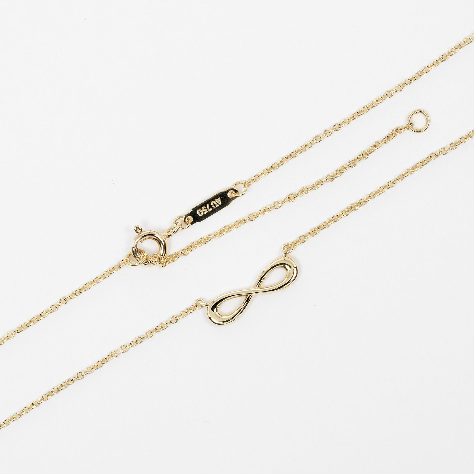 TIFFANY&Co.】ティファニー インフィニティ K18イエローゴールド 
