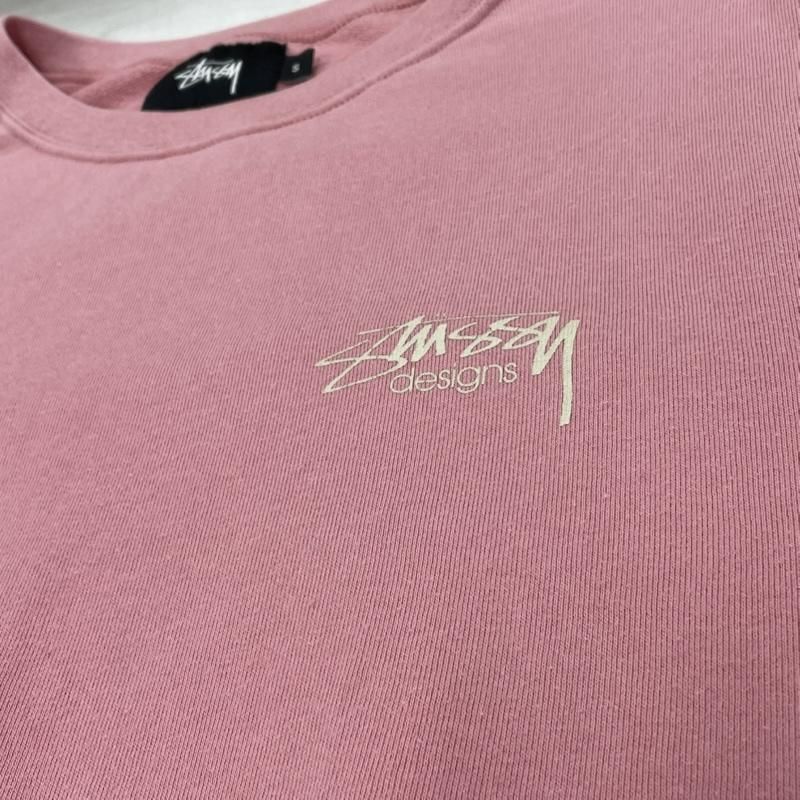 STUSSY ステューシー トレーナー 長袖 クルーネック バック ロゴ