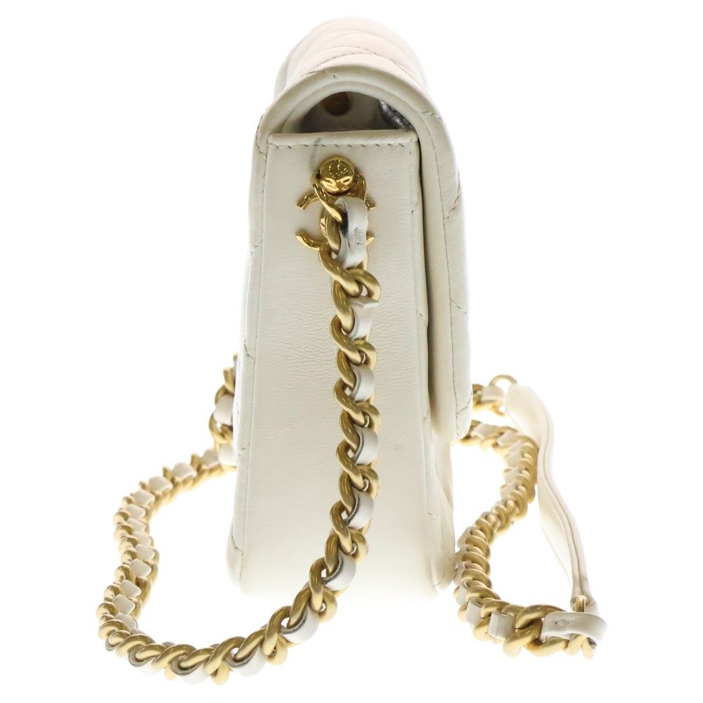 【美品❗✨】シャネル　CHANEL　マトラッセ　チェーンショルダー　ラムスキン シャネル マトラッセ25 チェーンショルダー コインモチーフ