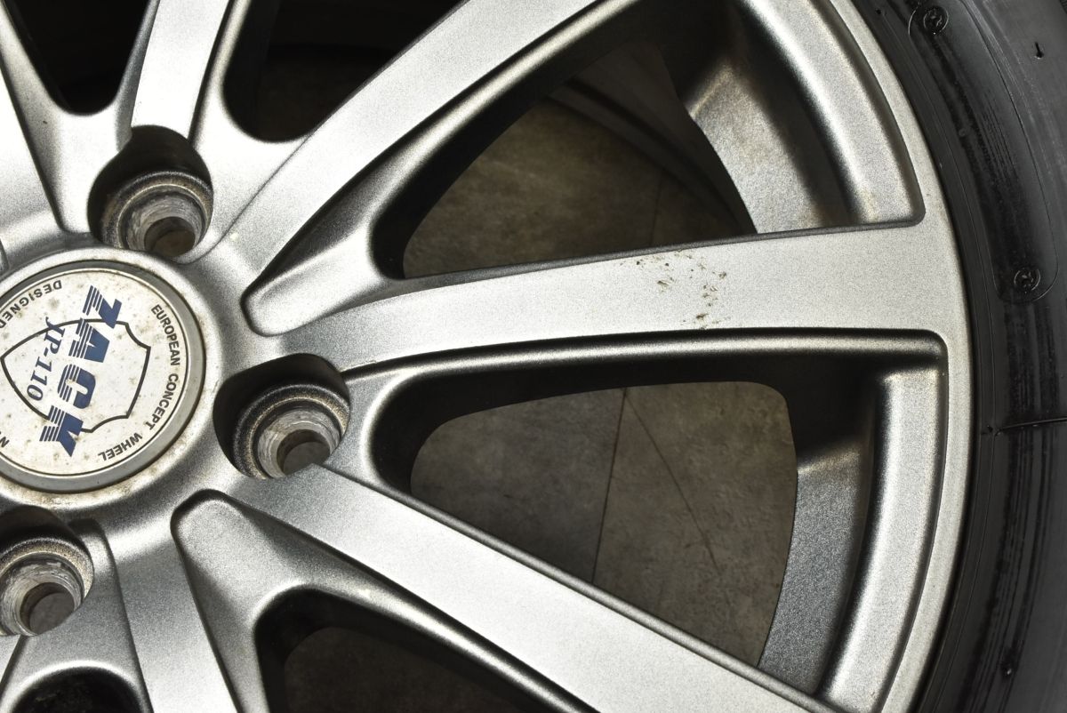 恋愛 製 バリ溝 ザック 15in 5.5J 50 PCD100 ブリヂストン ブリザック VRX2 185 60R15 フィールダー ヤリス フィット スイフト