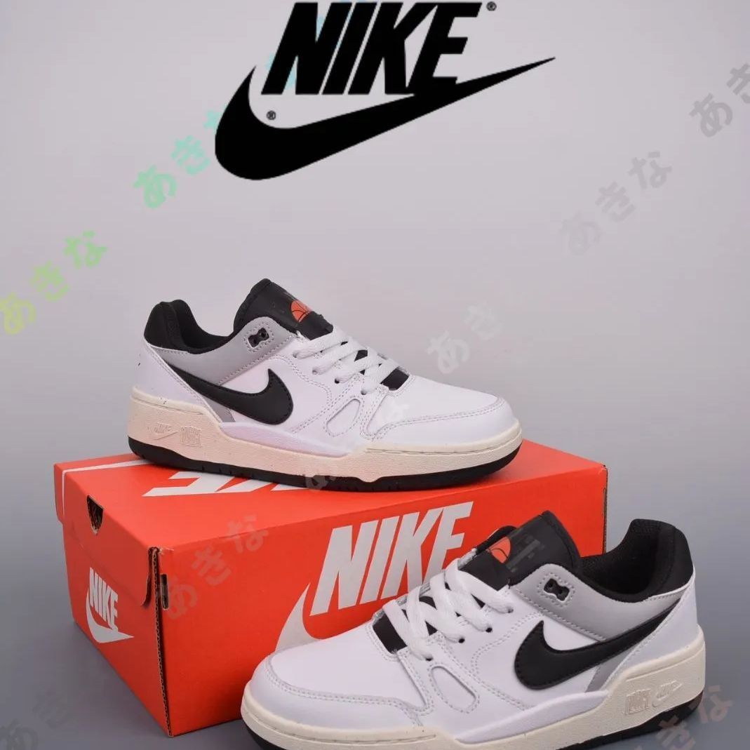 NIKE Air Alpha Force 88 トレンディで快適 カップル・ボードシューズ 白黒