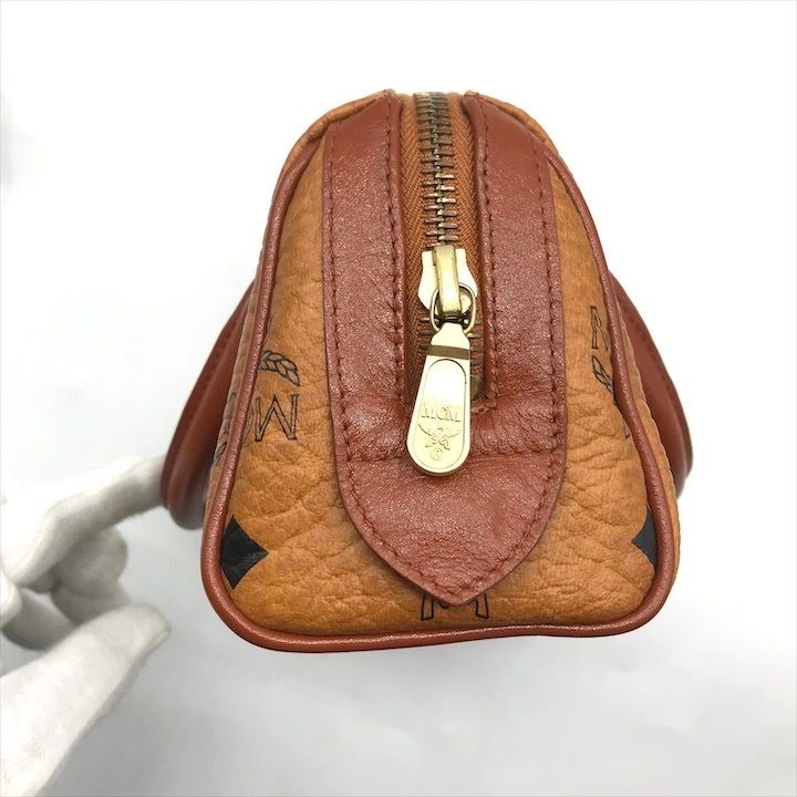 美品 MCM エムシーエム ヴィセトス柄 2WAY ショルダー ミニボストン