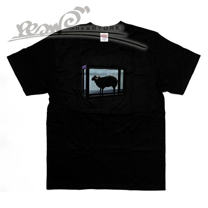送料無料 メンズ Tシャツ ブラック Supreme シュプリーム