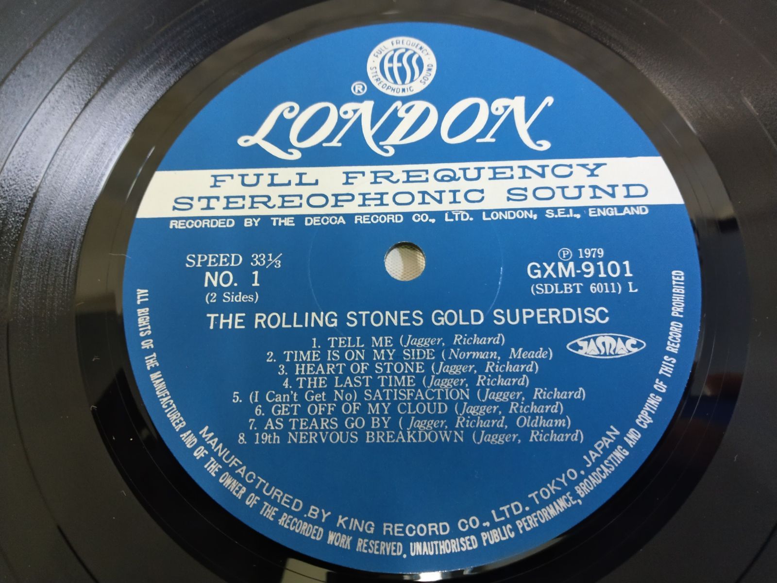LPレコード409】The Rolling Stones ／ローリング・ストーンズ
