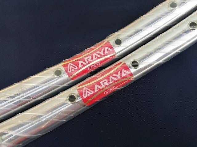 アラヤ16BチューブラーリムNJS36H 2本ARAYA｜自転車