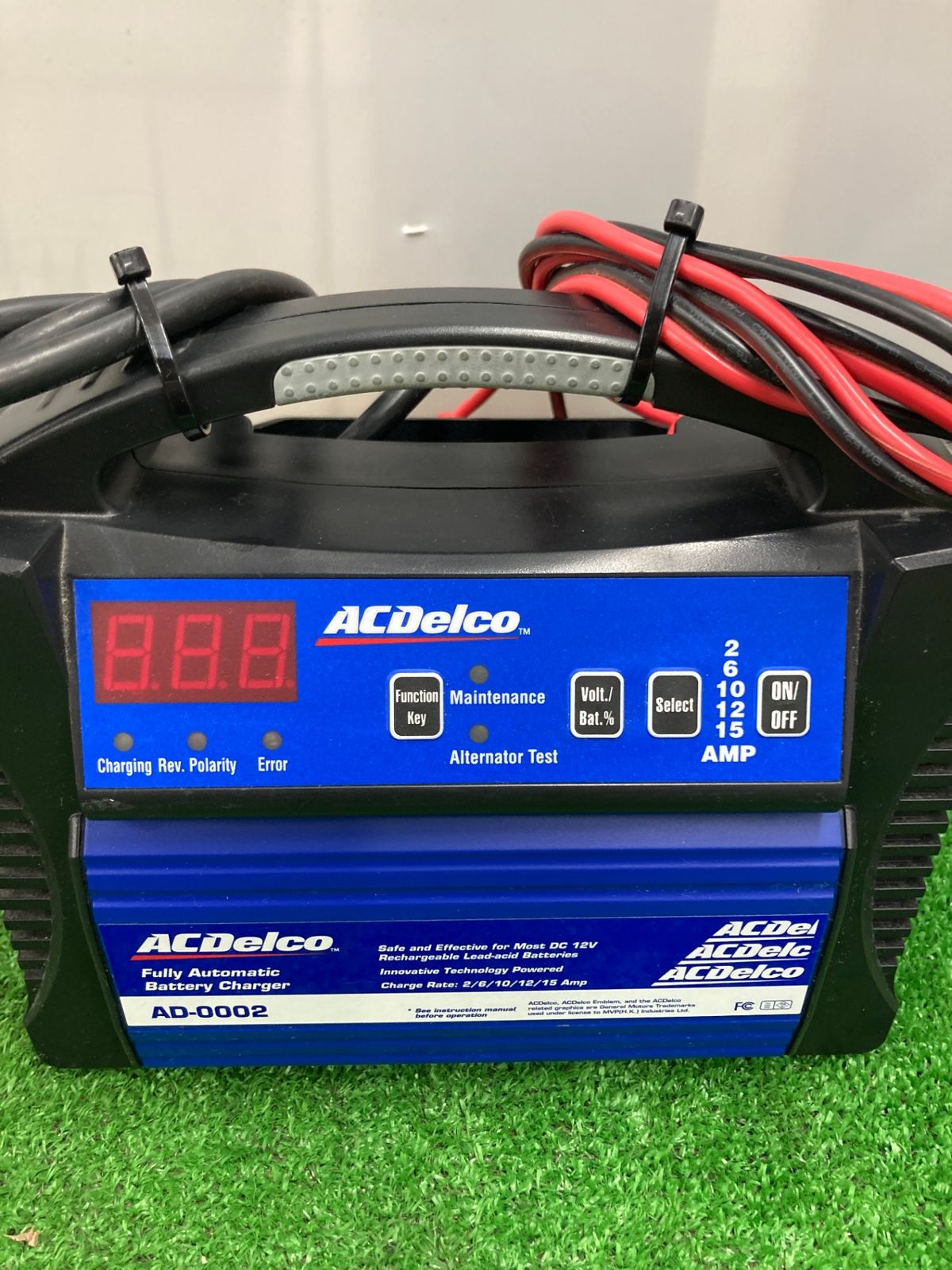 中古品】【0922】ACDelco(エーシーデルコ) 全自動バッテリー充電器 12V専用 AD-0002 ITQ16SWORM3U - メルカリ