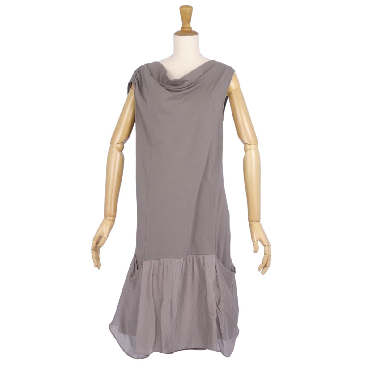 美品 ブルネロクチネリ BRUNELLO CUCINELLI ワンピース ノース