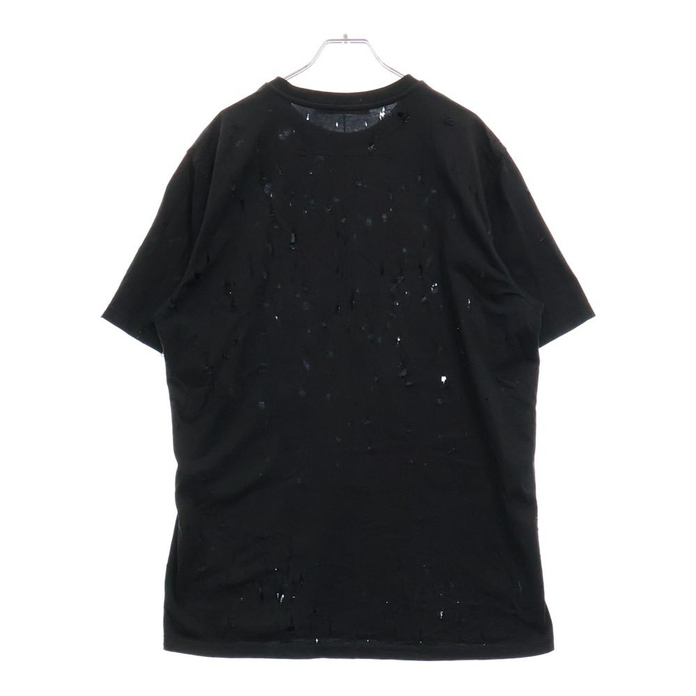 GIVENCHY (ジバンシィ) デストロイ加工 フロントプリントロゴ - トップス