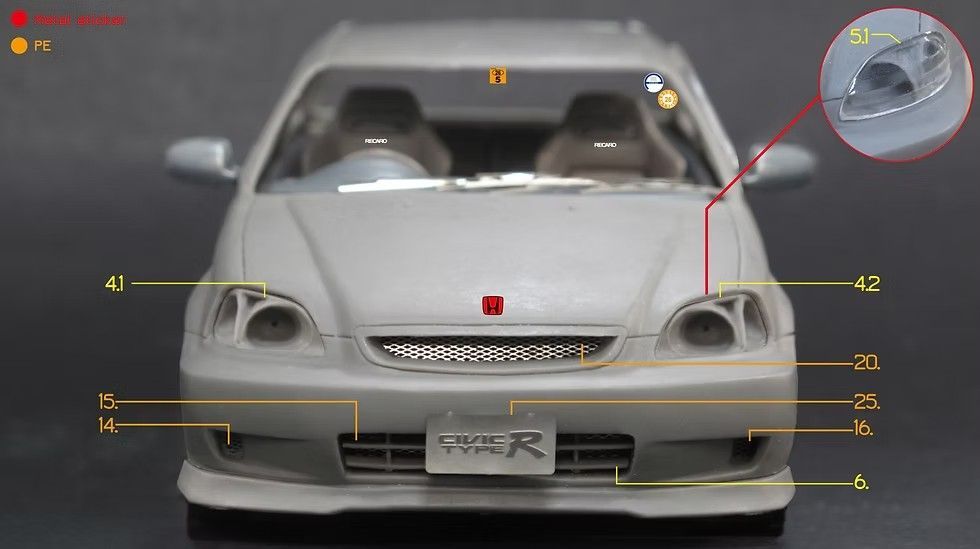 型 パーツセット