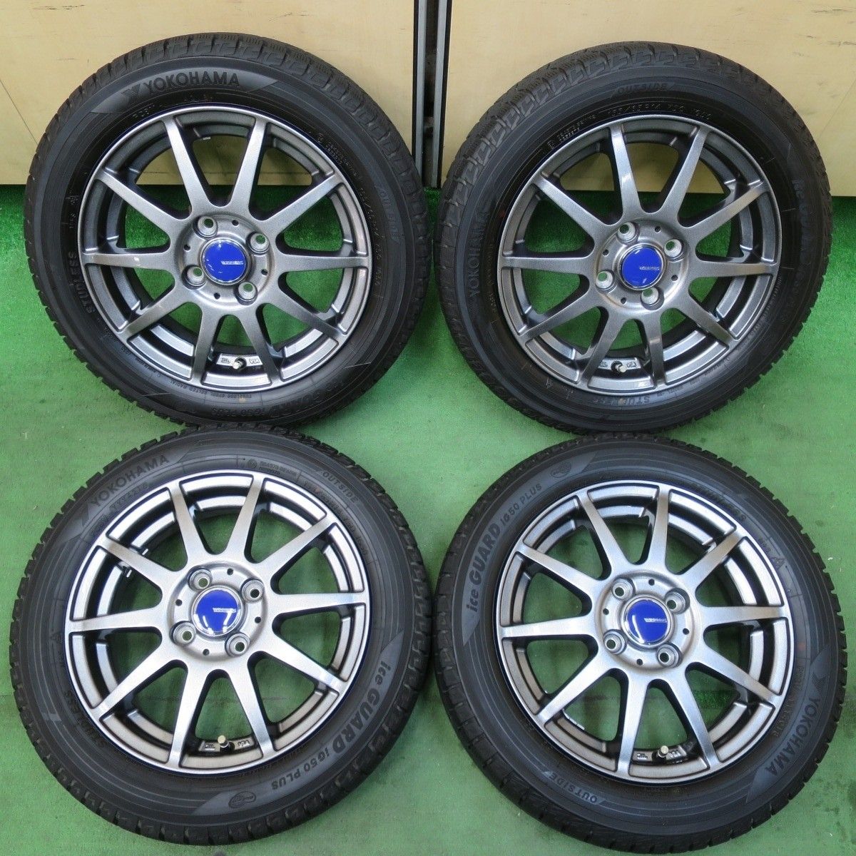 バリ溝！キレイ！9.5分以上☆スタッドレス 155/65R14 ヨコハマ アイス 