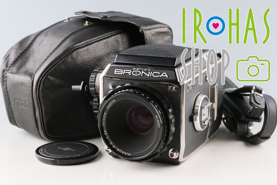 Zenza Bronica EC-TL Nikkor-P.C 75mm F 2.8 Lens 61012E2