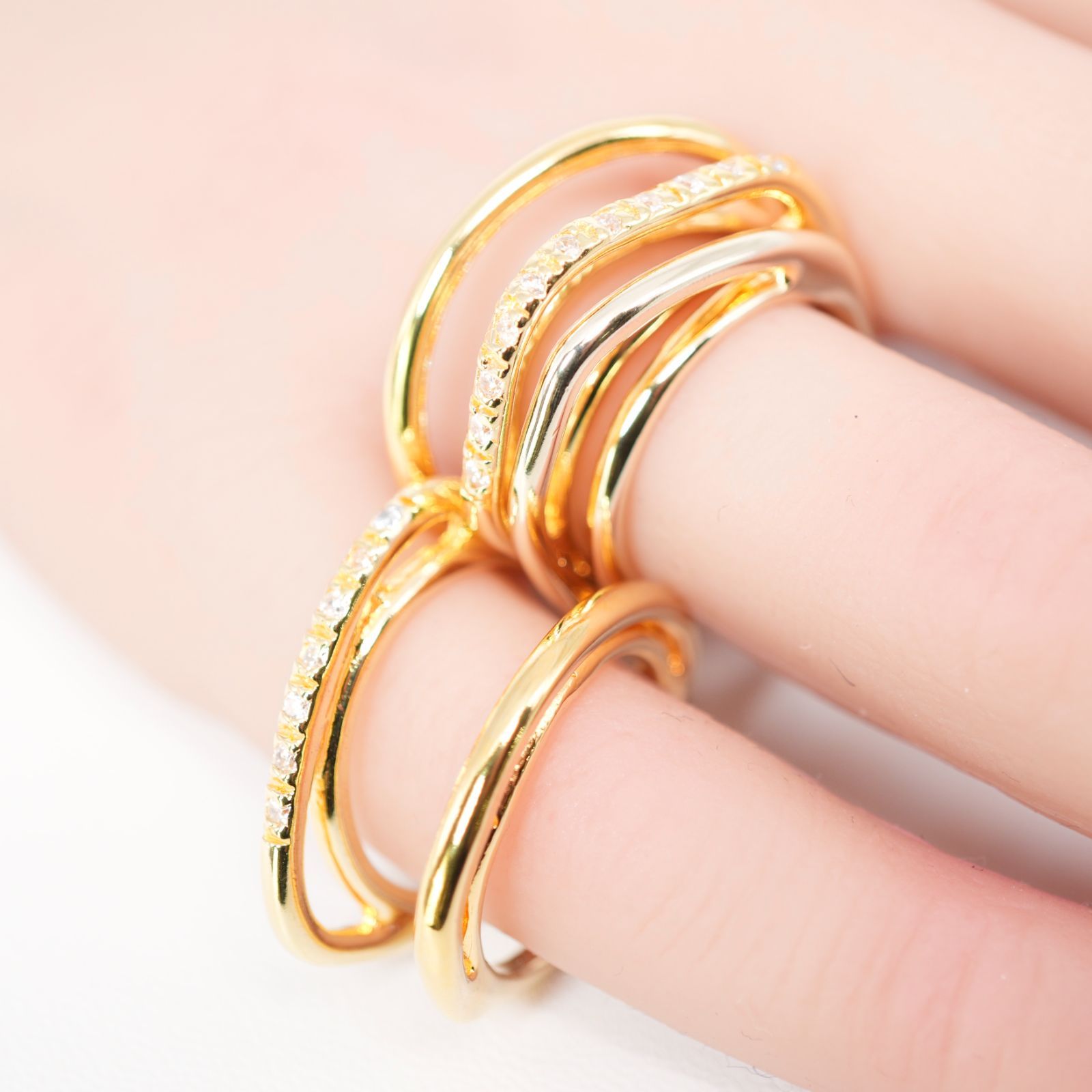 イオッセリアーニ ゴールドリング IOSSELLIANI（ゴールド/金色系）の