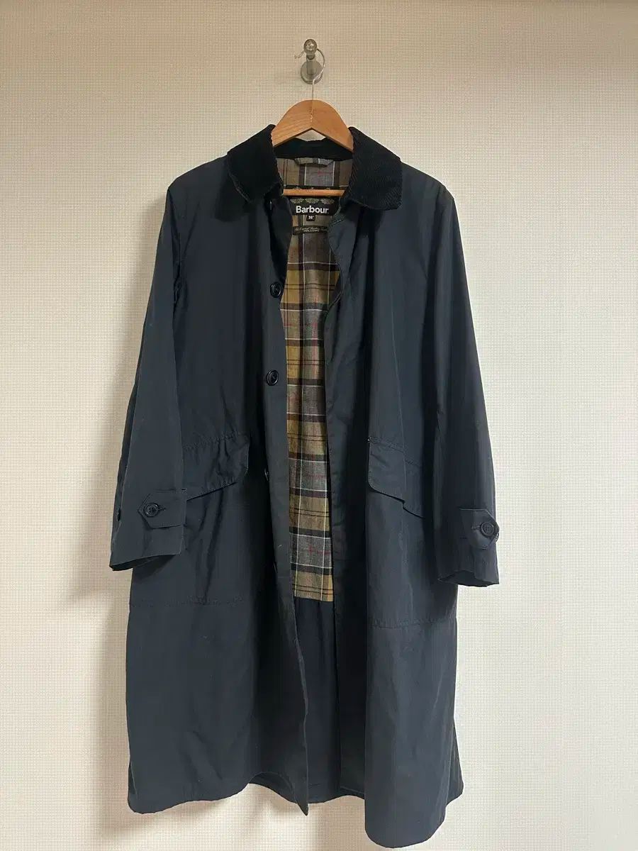 【最終値下げ】Barbour ステンカラーコート 36 ネイビー Barbour』バブアー (36) ナイロン ステンカラー コート - メルカリ