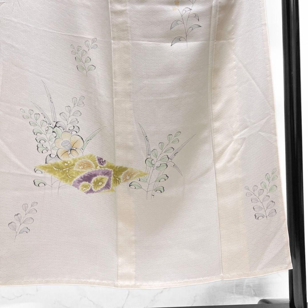 平和屋着物○訪問着 草木シルエット 正絹 逸品 AAAT2209ck 平和屋着物