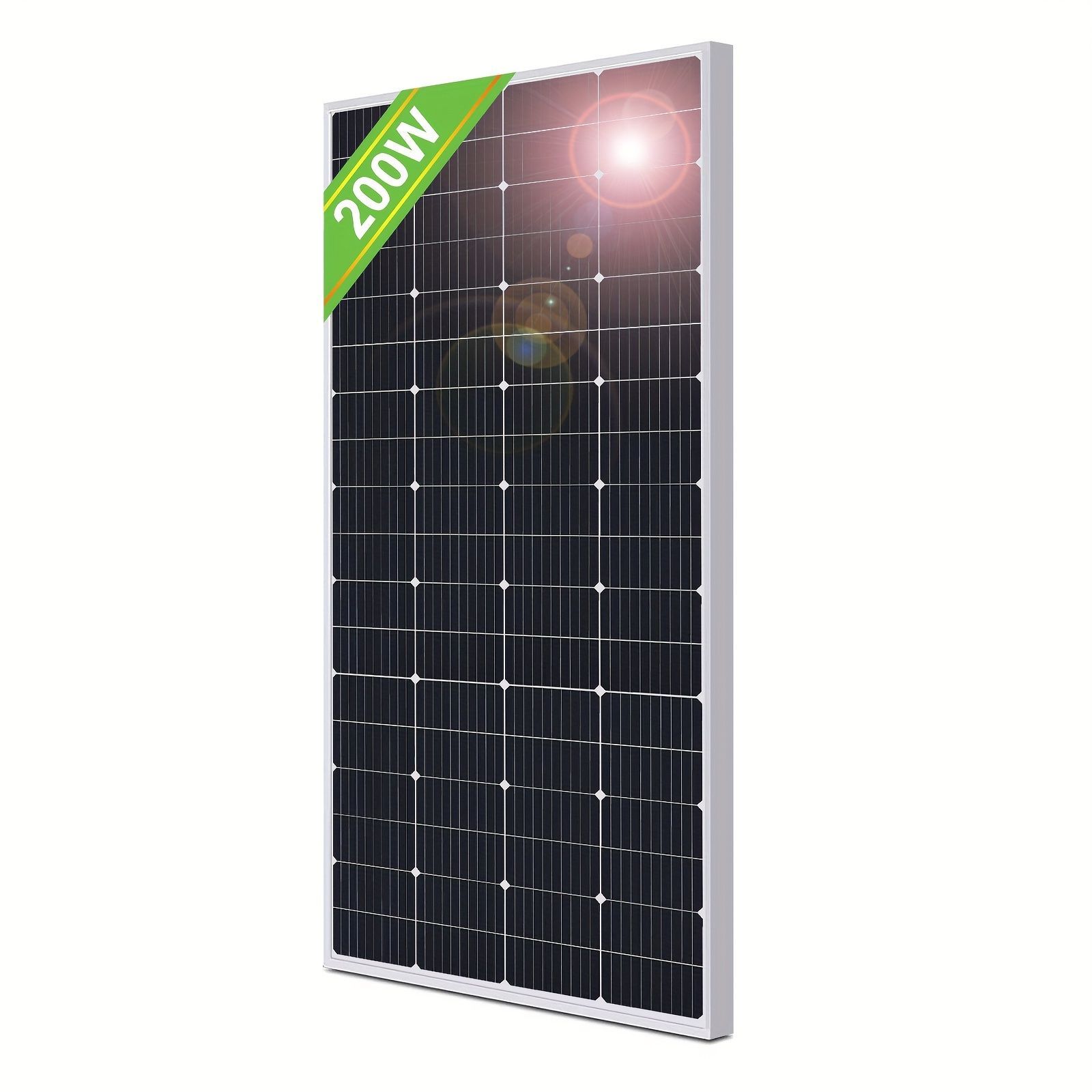 LVYUAN (緑園) 200W ソーラーパネル 単結晶ソーラーパネル 太陽光充電 