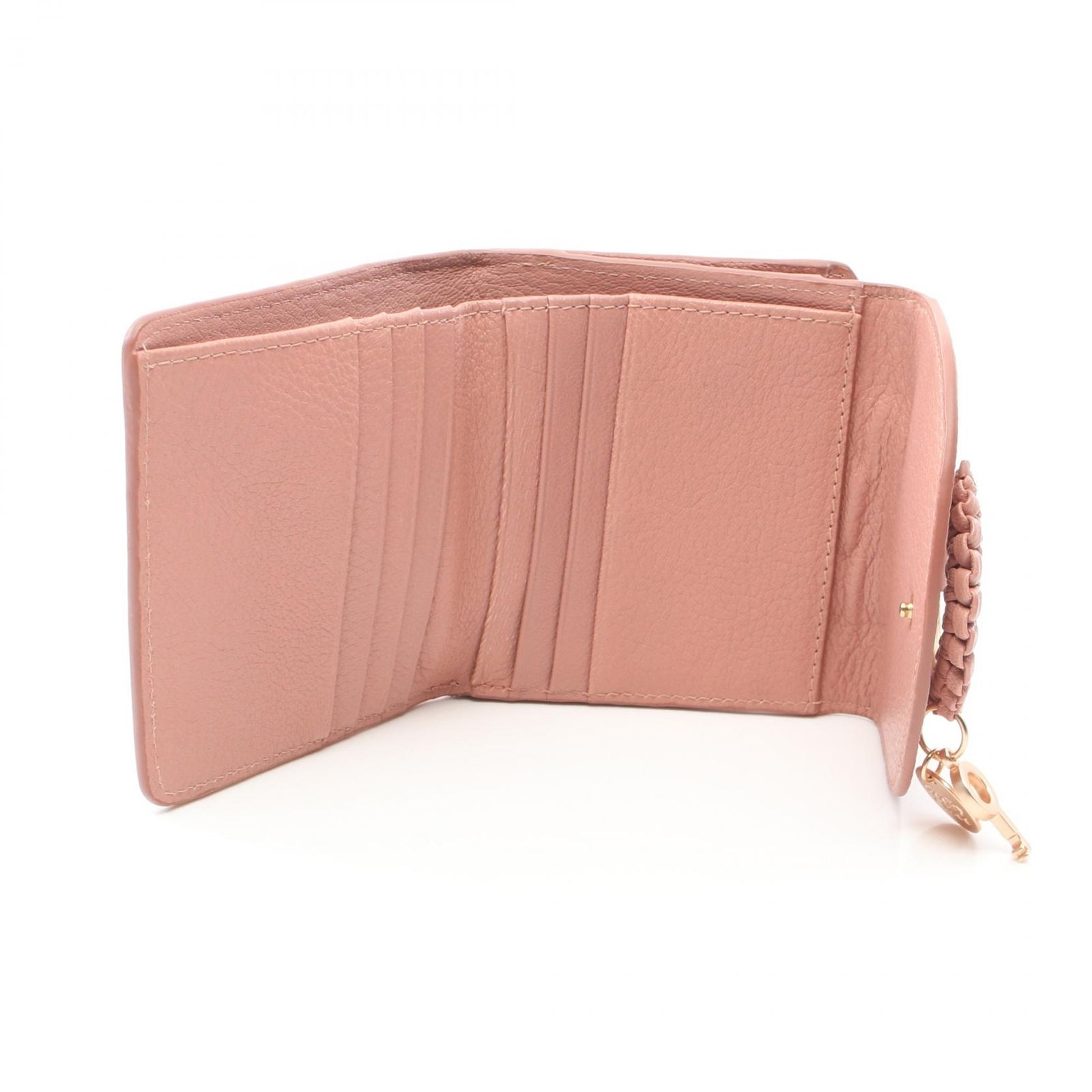 クロエ Chloe HANA ハナ 三つ折り財布 レザー ピンク CHS20AP9233056K8 