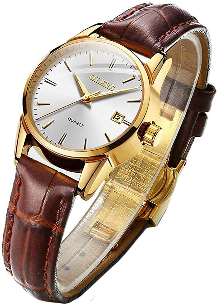watch watch ladies women for 高校生 薄型軽量 薄い ファッション が見やすい シンプルな文字盤 小さい アナログ 革 トブランド 革ベル 女性用 超薄型 防水 おしゃれ 時計 腕時計 レディース OLEVSうで