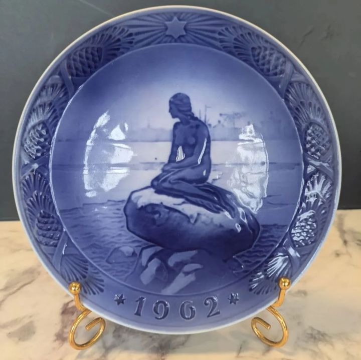 2級品☆ロイヤルコペンハーゲン 1951年美品 イヤープレート