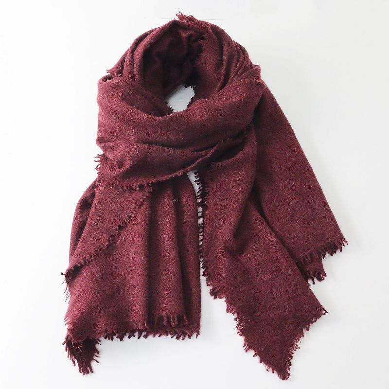 美品 近年 ジェーンカー JANE CARR カシミヤ100% 大判ストール