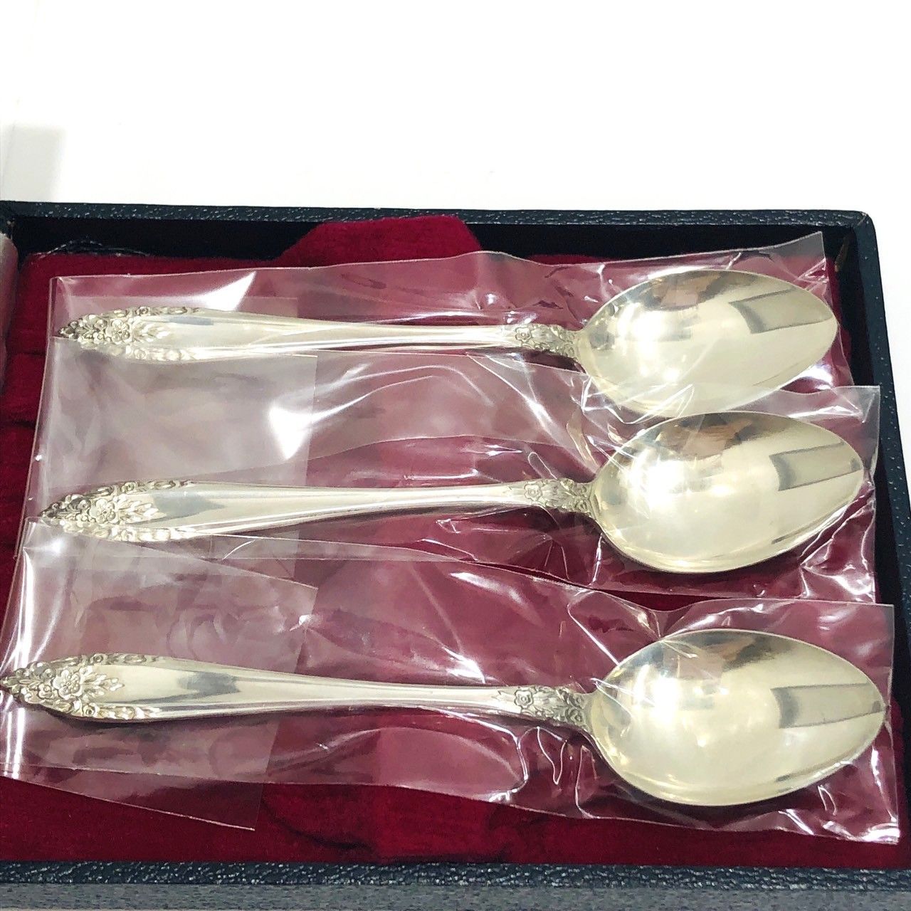 キッチン・食器 ☆天賞堂 銀製 スプーン 3本セット SV950 銀器