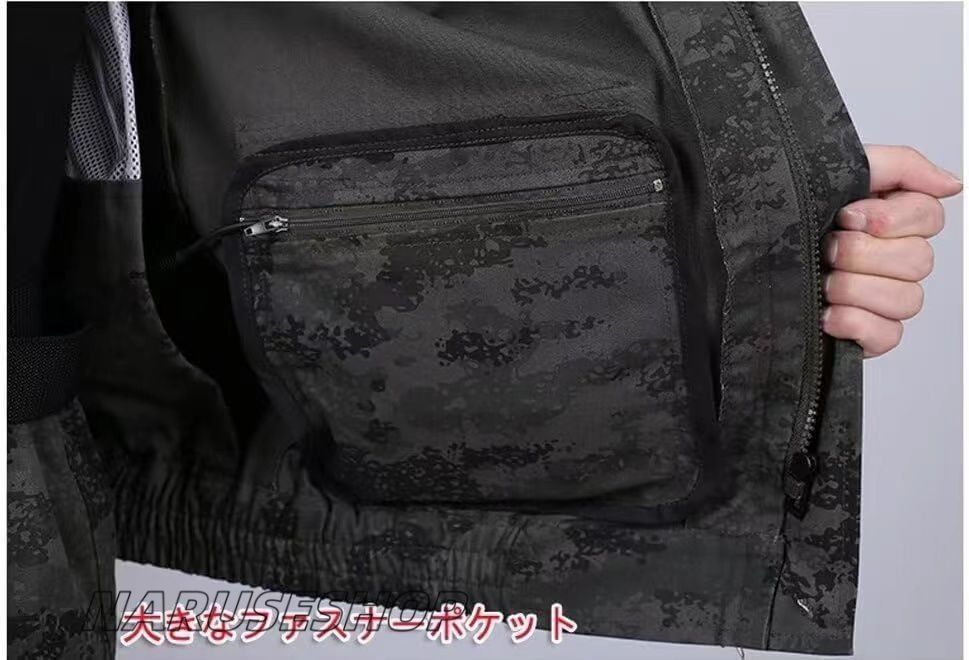 4枚ファン付き作業服