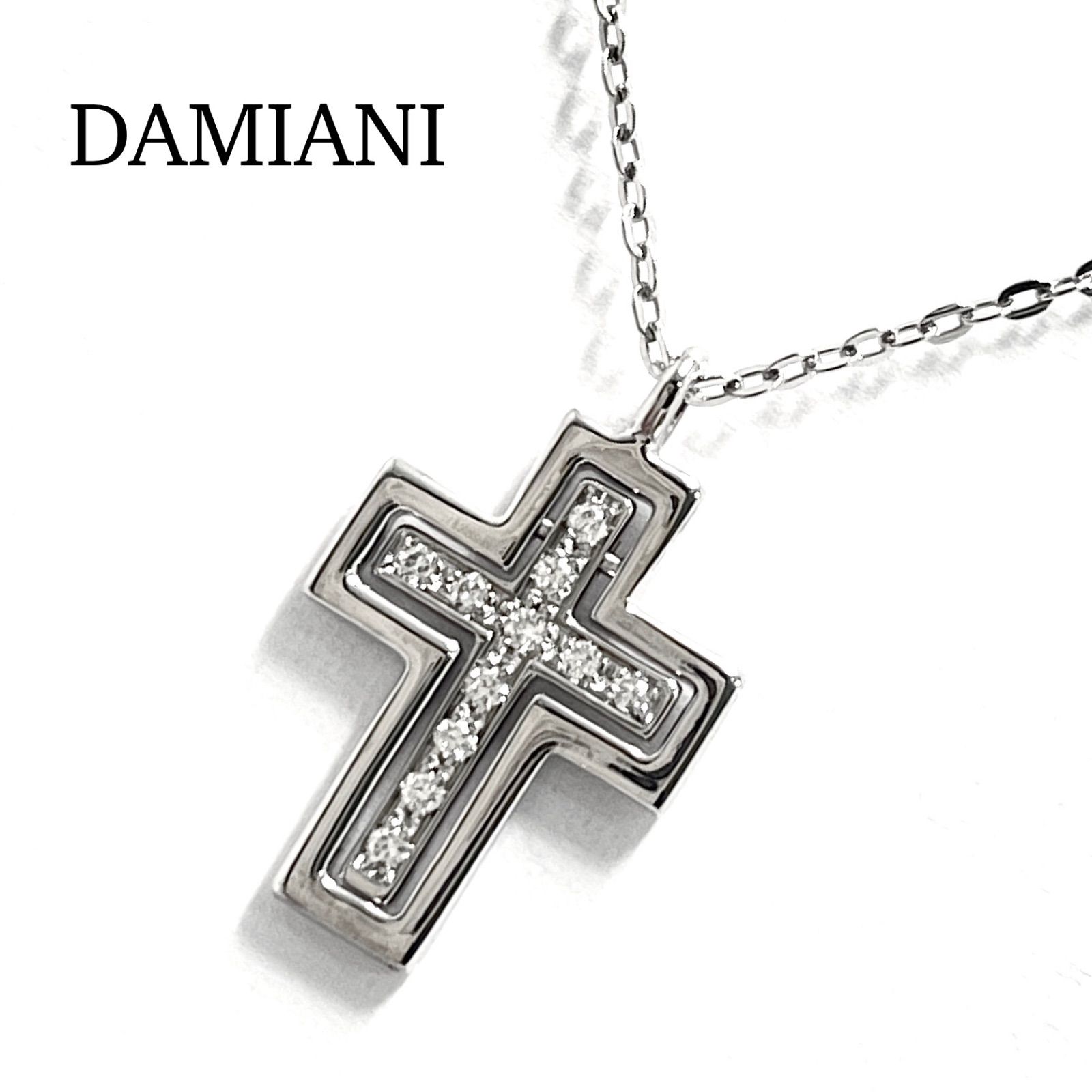 DAMIANI | ダミアーニ ベルエポック クロス ダイヤネックレス 750WG
