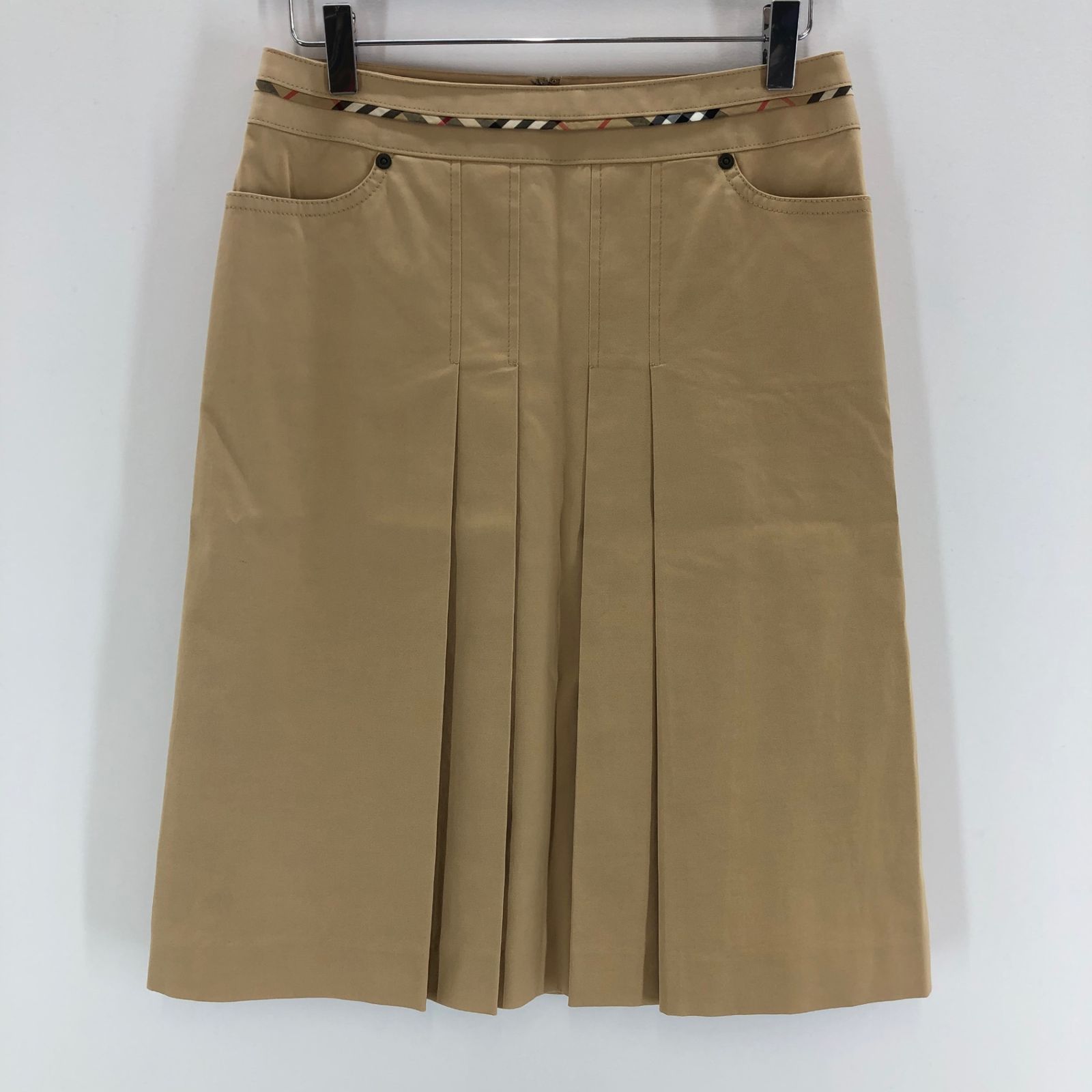 BURBERRY バーバリー レディース プリーツスカート ノバチェック