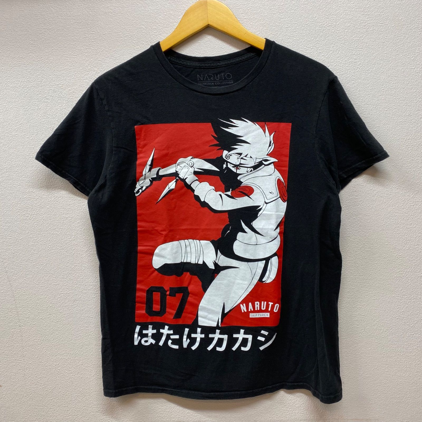 2002年製　naruto ナルト　Tシャツ　オフィシャル　アニメTシャツ柄デザインプリント