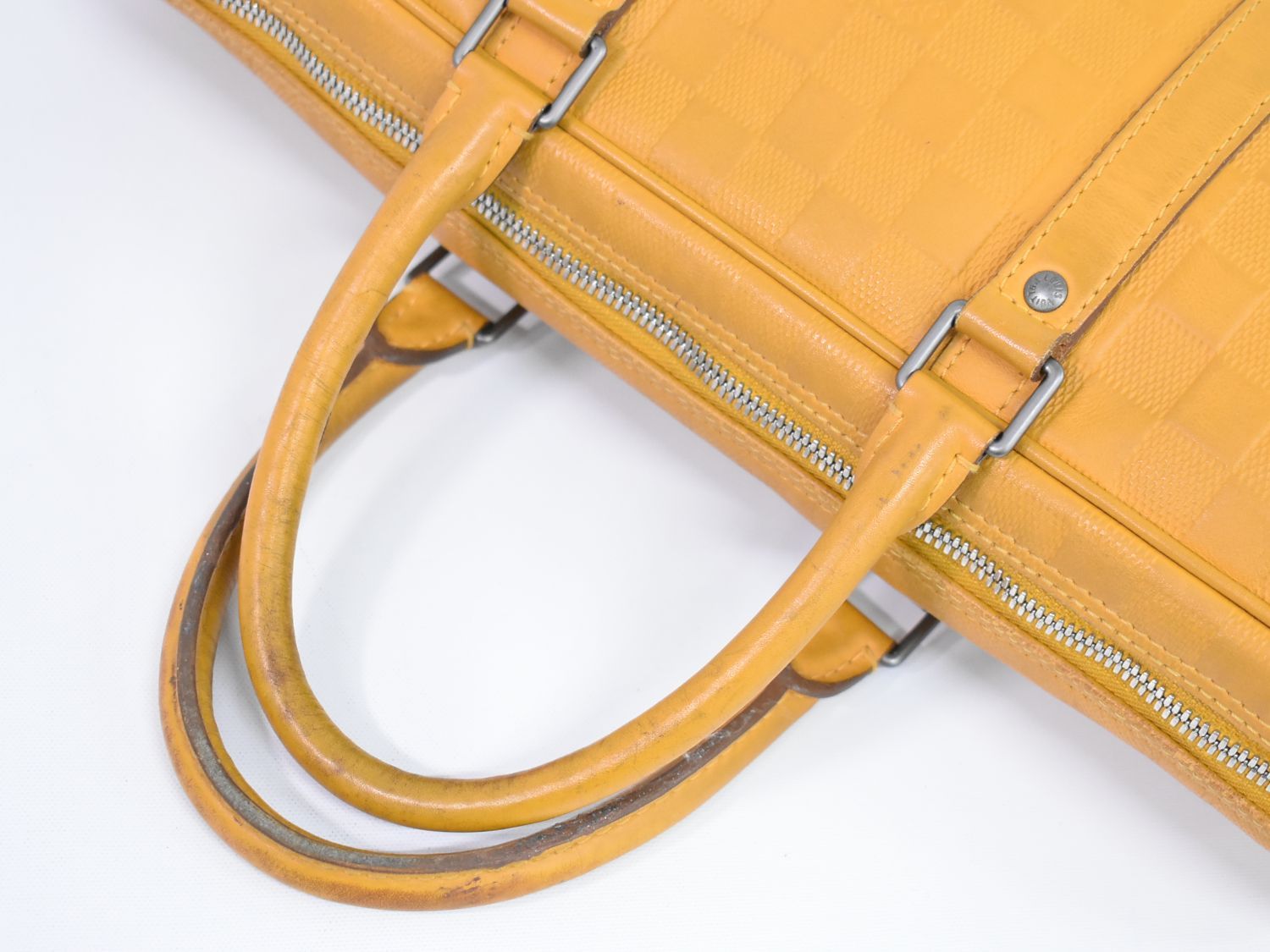 本物 ルイヴィトン LOUIS VUITTON LV ポルトドキュマンヴォワヤージュ ダミエ アンフィニ ビジネスバッグ ソラール N41218 ビトン バッグ 中古 本物 ルイヴィトン LOUIS VUITTON LV ポルトドキュマンヴォワヤージュ