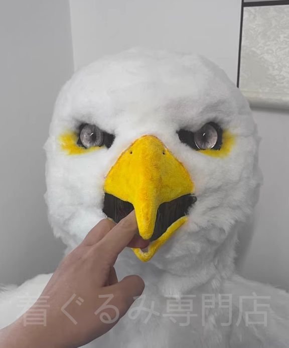 最終値下　近々値上げ　鳥　着ぐるみ　ヘッド全頭　ヘッドケモノ 着ぐるみヘッド 鳥 鷹 全頭ヘッド ケモノ ファースーツ ぬいぐるみ