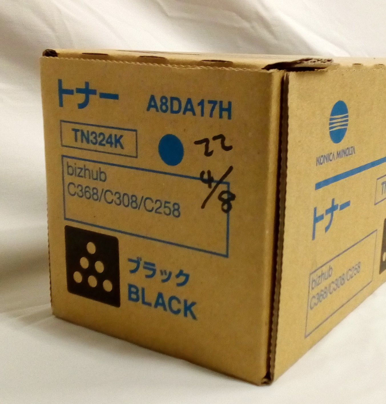 未使用品 純正 コニカミノルタ TN324 ブラック 2本セット【大阪