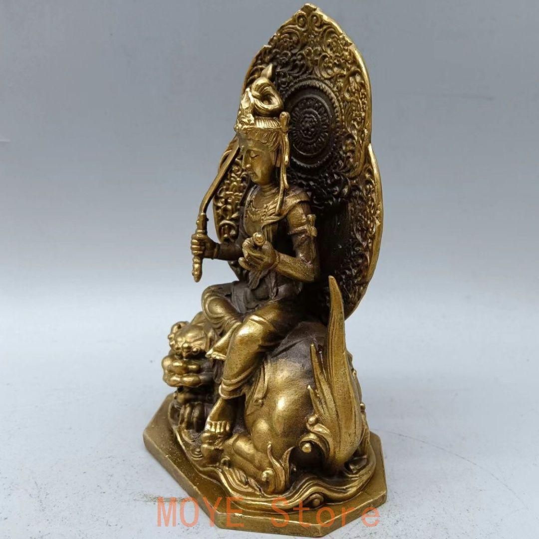 仏教美術 仏像 妙音天女銅像 家内仏堂 奉納 装飾品 工芸品 置物 銅製 仏像 文殊菩薩仏像 家内 仏堂奉納 装飾品 工芸品 置物