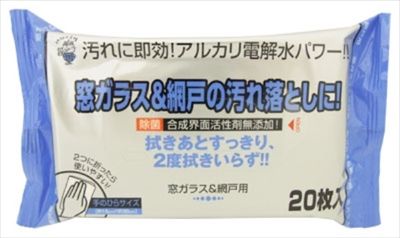まとめ買い-108点セット 窓ガラス＆網戸用クリーナー２０枚 服部製紙 家具 家電 掃除
