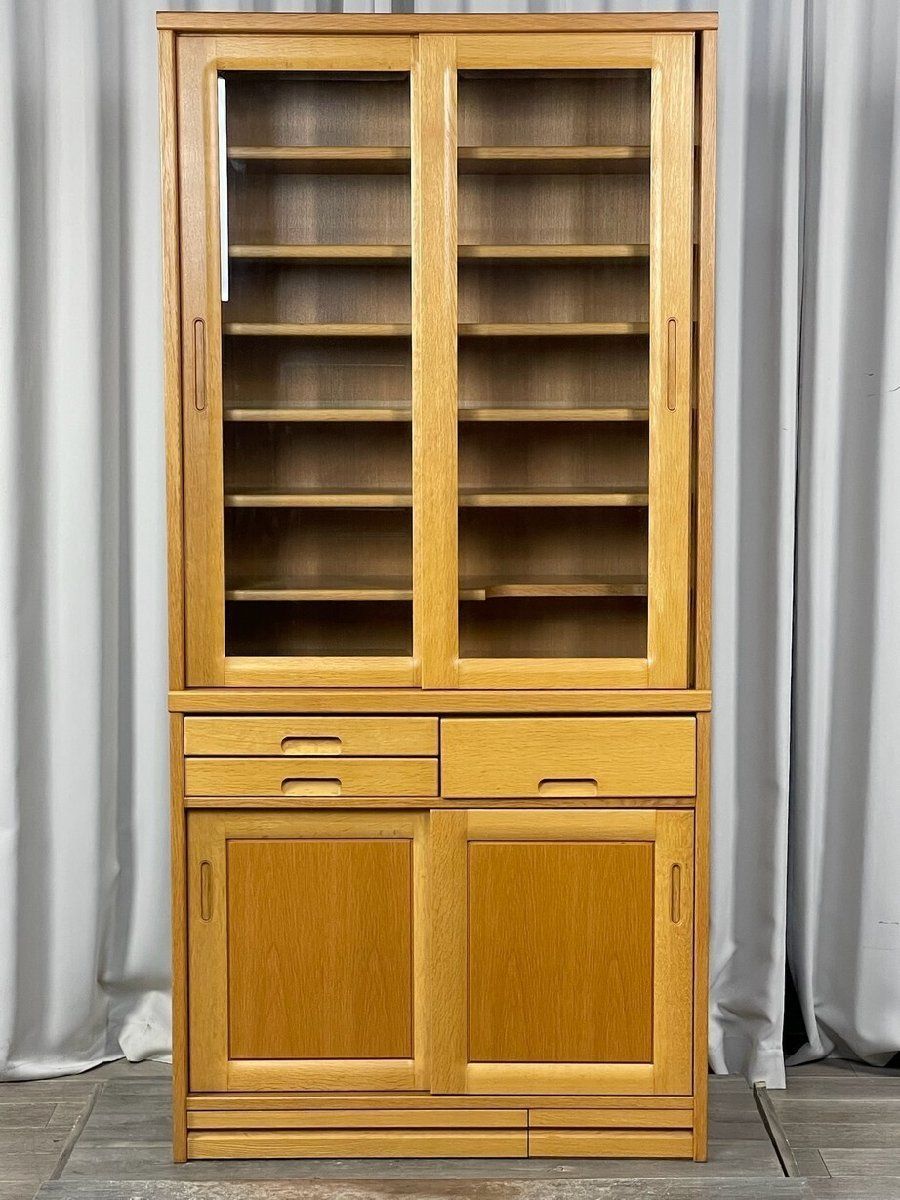 2952 東海家具 食器棚 キッチン ボード カップ 引出し 付 神奈川県秦野市 A5