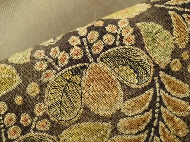 平和屋着物○本塩沢 やまだ織 雪の中のきれ 九寸名古屋帯 絞り 辻が花