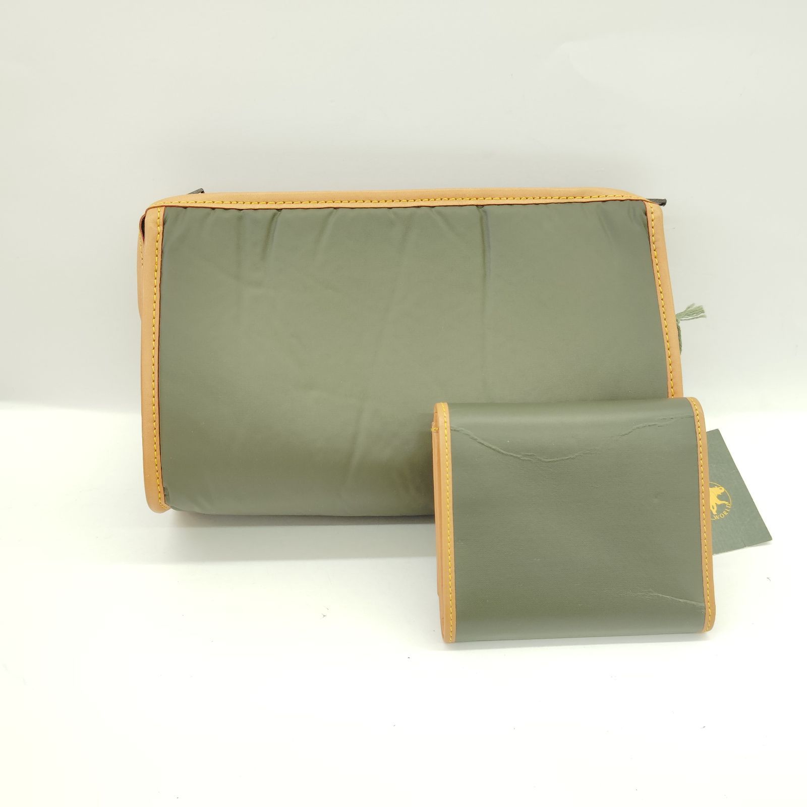 huntingworld 三つ折り財布 セカンドバッグセット