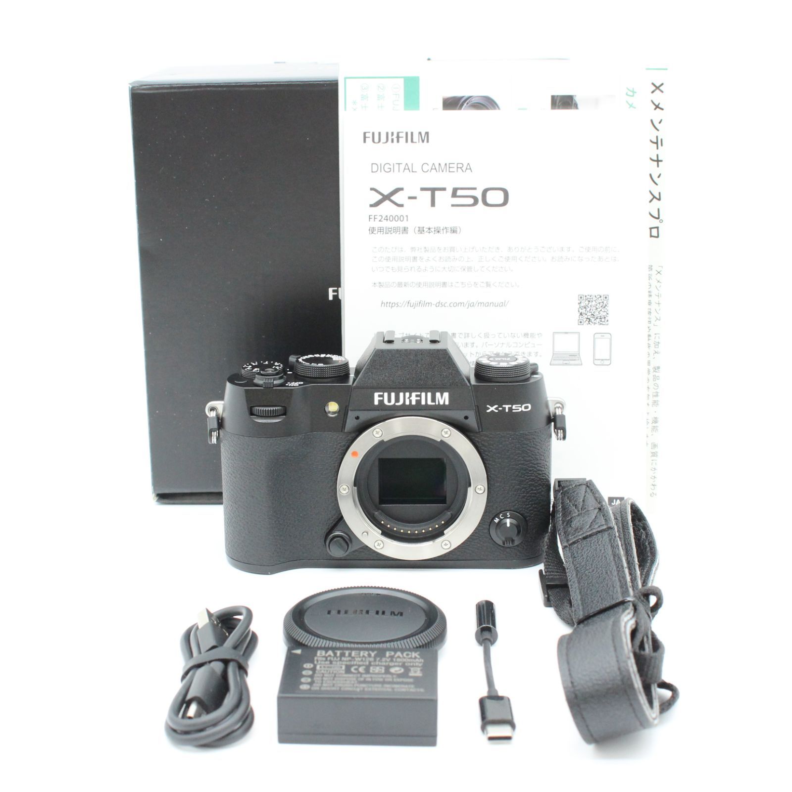 ショット数3128回、元箱付き。☆良品☆ FUJIFILM フジフイルム X-T50 