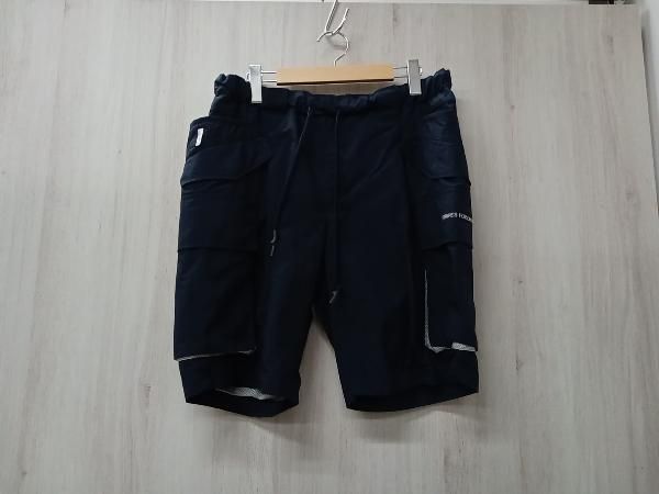 Stripes For Creative ストライプフォークリエイティブ ハーフパンツ Wide Cargo Shorts サイズL ネイビー