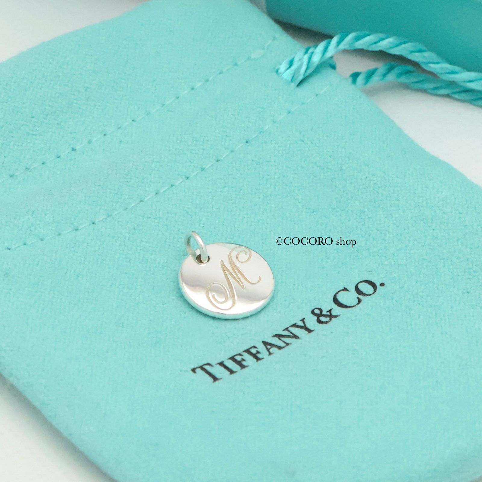 【美品 トップのみ】Tiffany&Co. イニシャル M プレート 匿名配送 美品 トップのみ】Tiffany&Co. イニシャル M プレート 匿名配送