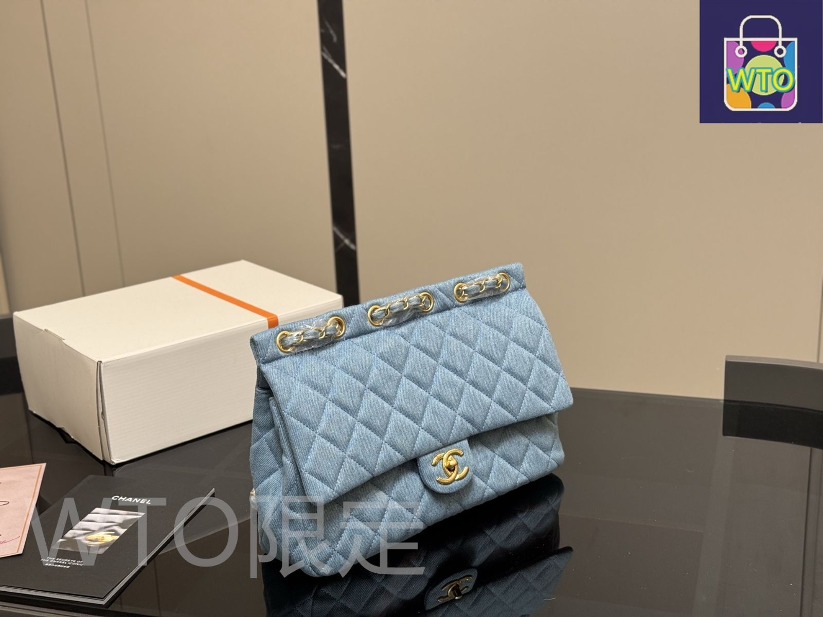 CHANEL シャネル スモール ヴァニティー ケース ブルー 2025年最新】CHANELスモールヴァニティケースの人気アイテム