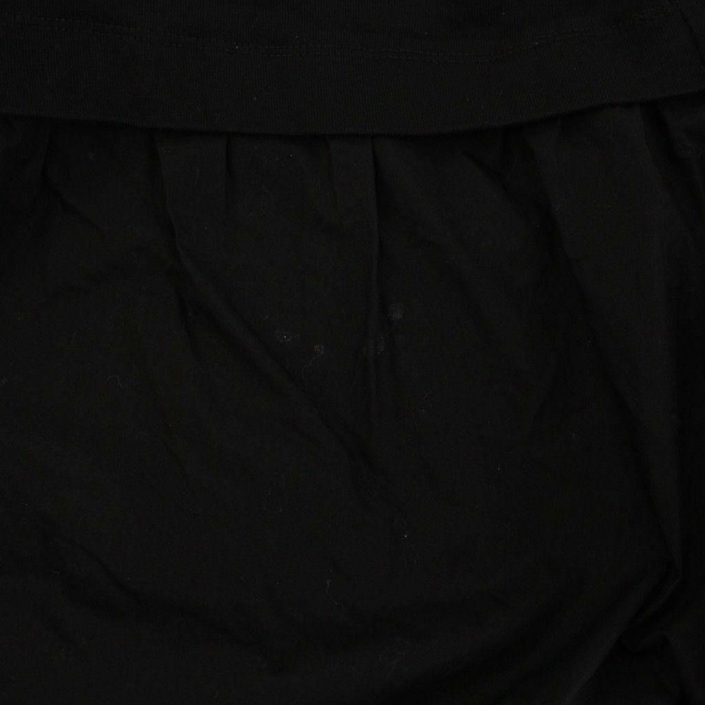 パトゥ PATOU 22SS ミニドレス チュニック ワンピース 半袖 XS 黒