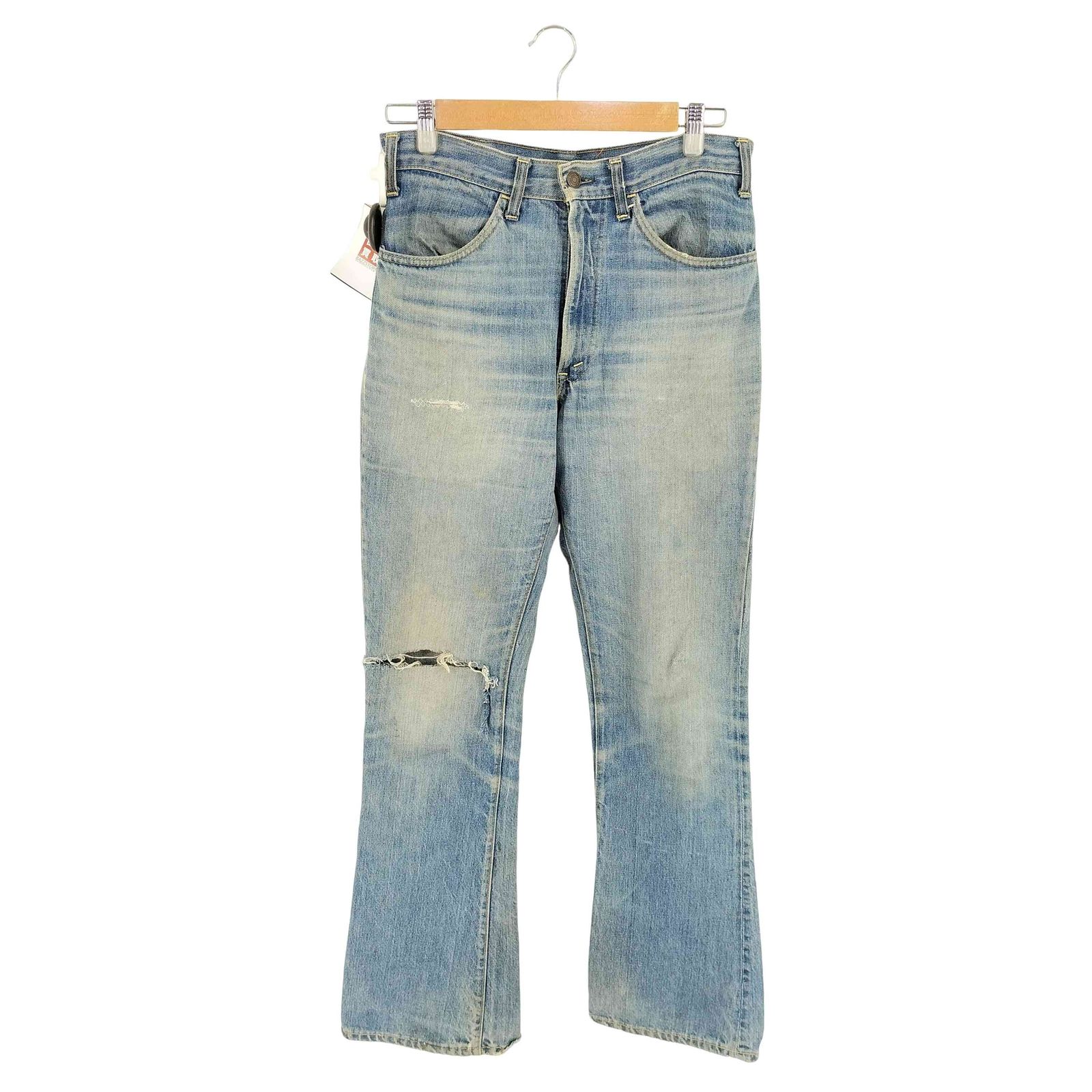 リーバイス Levis 70s 66 前期 517 ボタン裏8 オレンジタブ BIGE 42talon ブーツカット デニムパンツ メンズ 表記無